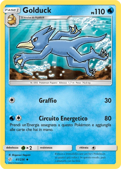 Golduck – Reverse Holo