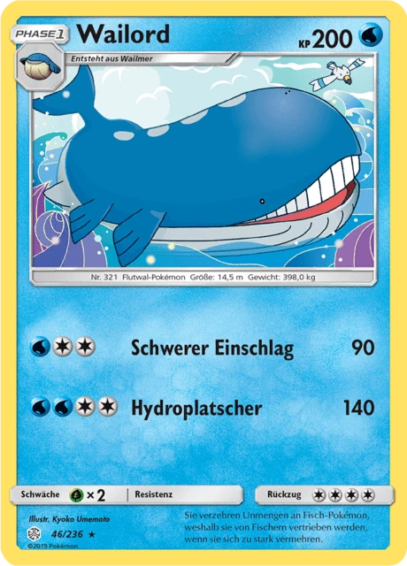 Wailord – Reverse Holo