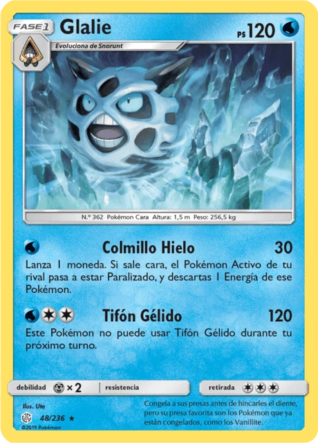 Glalie – Reverse Holo