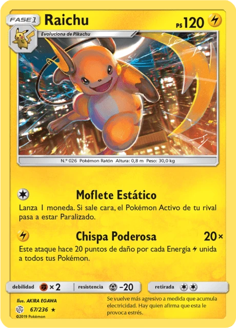 Raichu – Reverse Holo