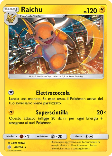 Raichu – Reverse Holo