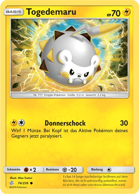 Togedemaru – Reverse Holo