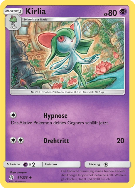 Kirlia – Reverse Holo