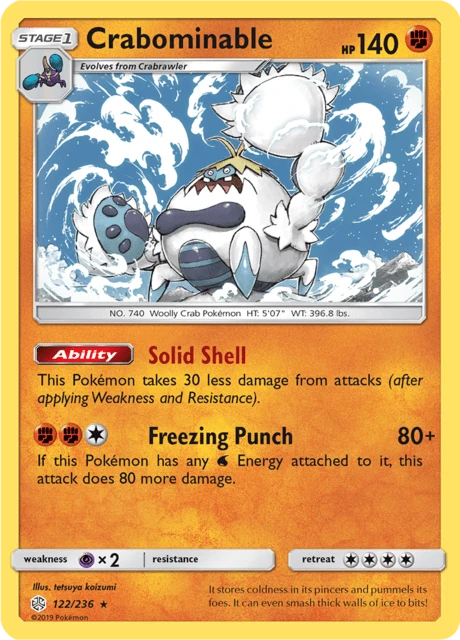 Crabominable – Reverse Holo