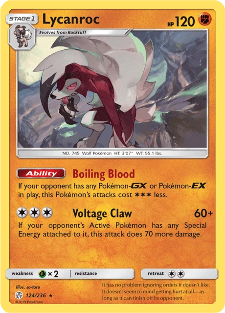Lycanroc – Reverse Holo