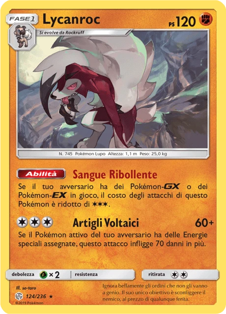 Lycanroc – Reverse Holo