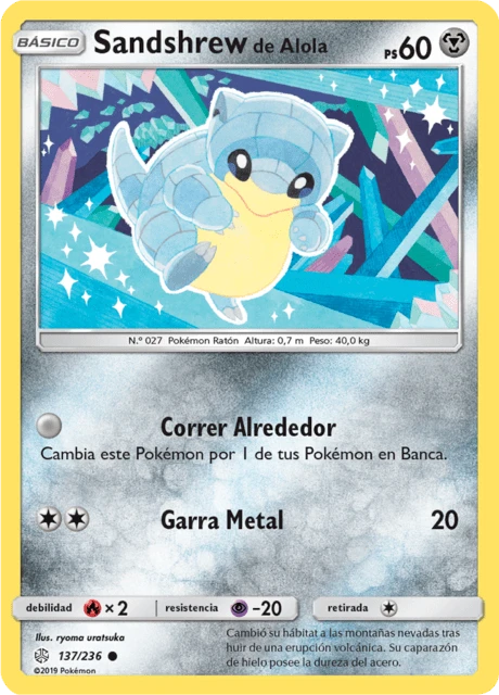 Sandshrew de Alola – Normal