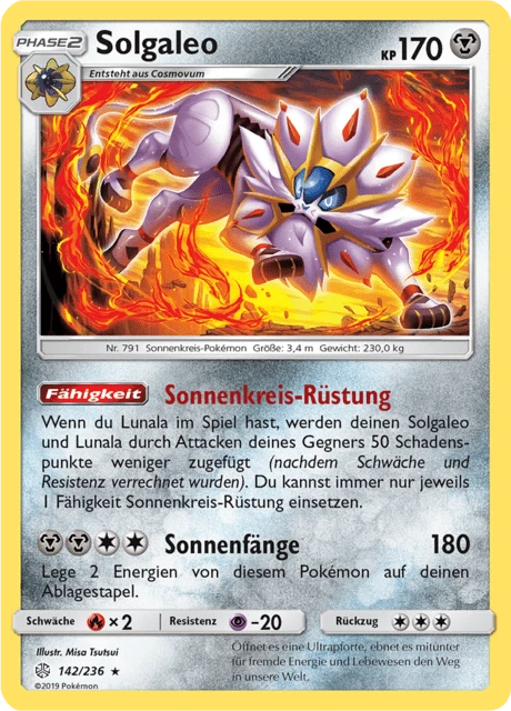 Solgaleo – Reverse Holo