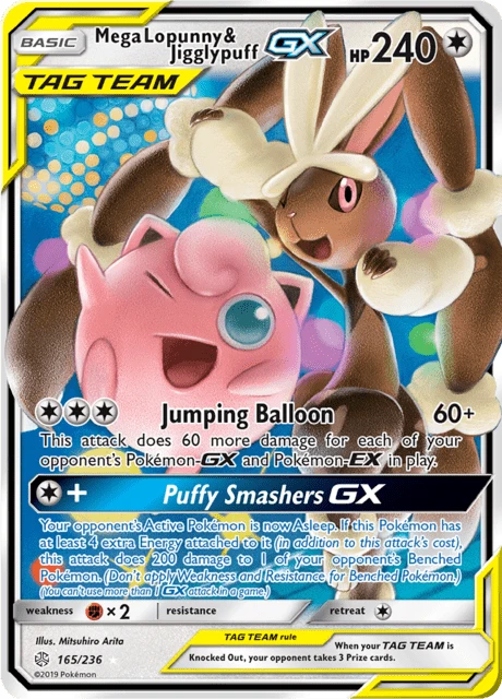 Mega Lopunny & Jigglypuff GX – Holo