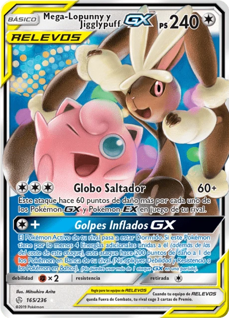 Mega-Lopunny y Jigglypuff-GX – Holo