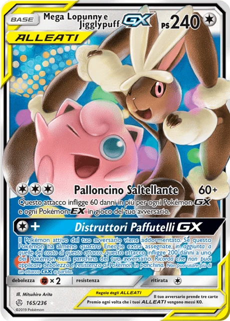Mega Lopunny e Jigglypuff-GX – Holo
