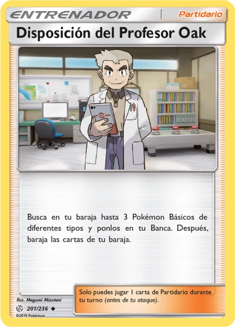Disposición del Profesor Oak – Normal