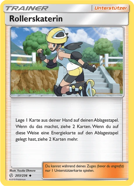 Rollerskaterin – Reverse Holo