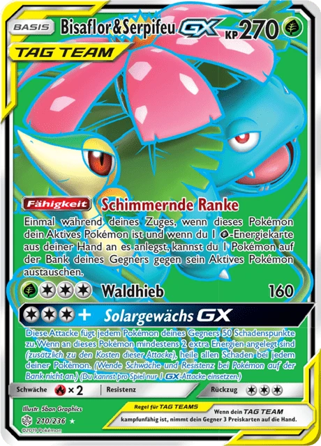 Bisaflor & Serpifeu-GX – Holo