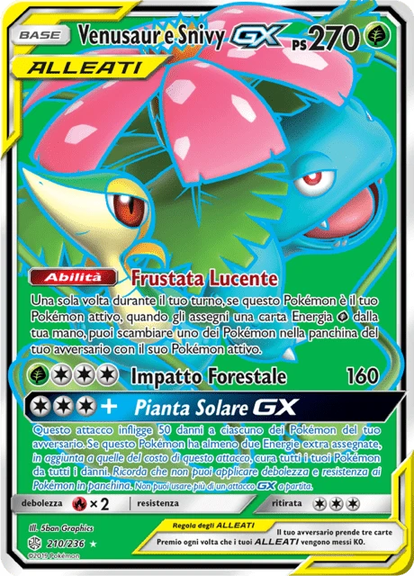 Venusaur e Snivy-GX – Holo
