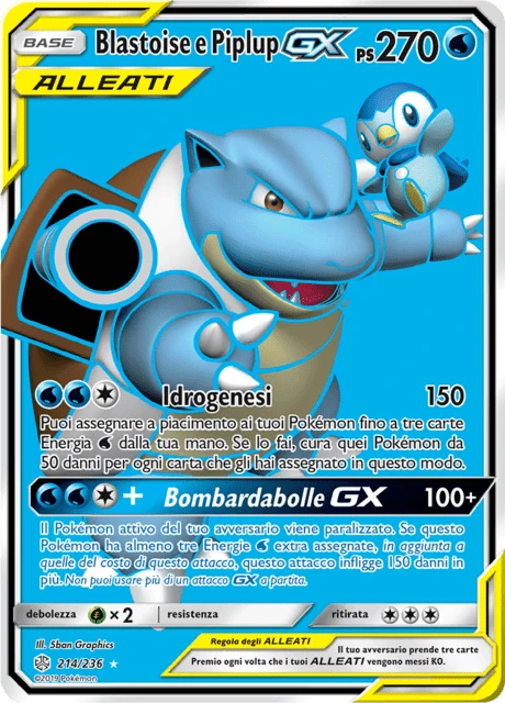 Blastoise e Piplup-GX – Holo