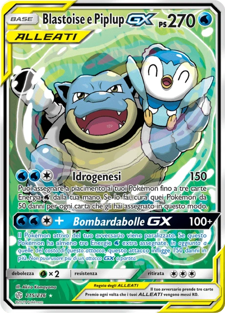 Blastoise e Piplup-GX – Holo