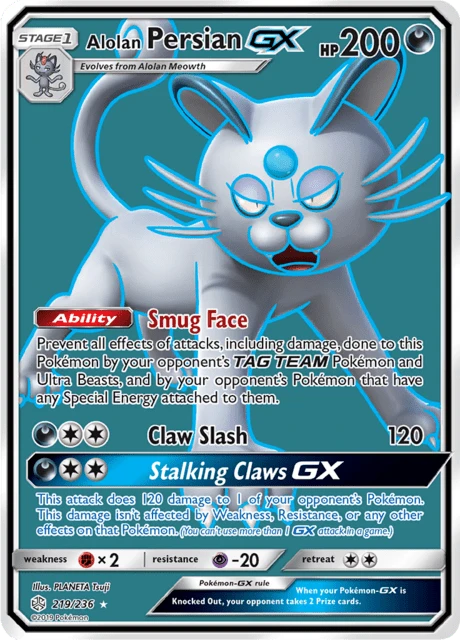 Alolan Persian GX – Holo