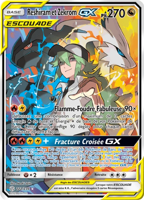 Reshiram et Zekrom-GX – Holo