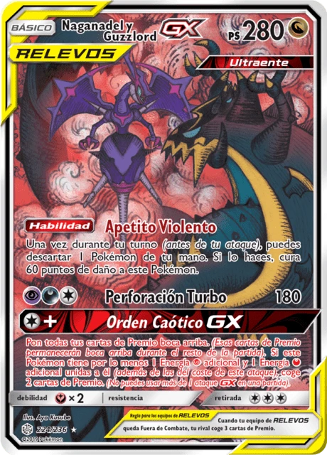 Naganadel y Guzzlord-GX