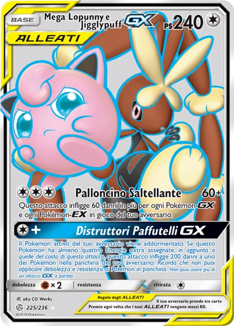 Mega Lopunny e Jigglypuff-GX – Holo