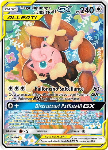 Mega Lopunny e Jigglypuff-GX – Holo