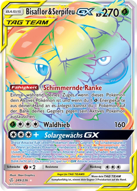 Bisaflor & Serpifeu-GX – Holo