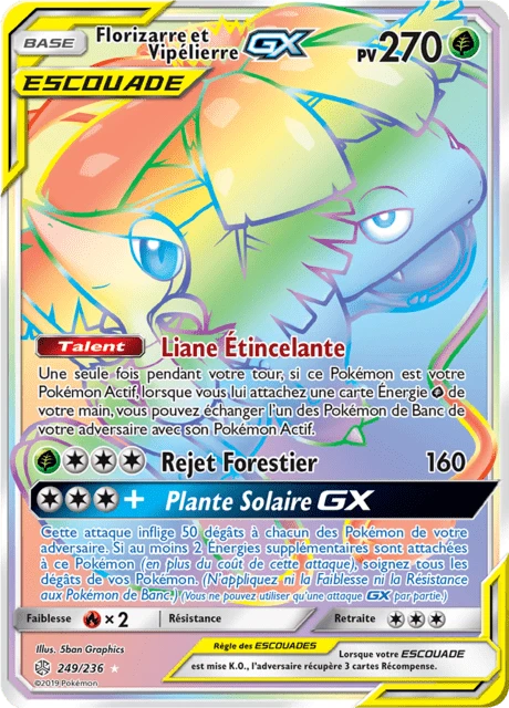 Florizarre et Vipélierre-GX – Holo