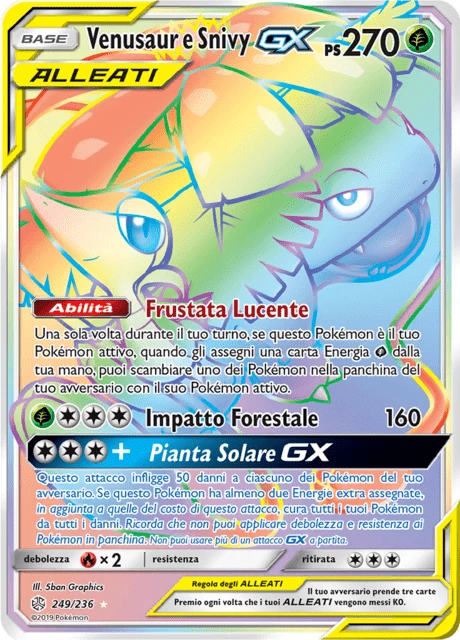 Venusaur e Snivy-GX – Holo