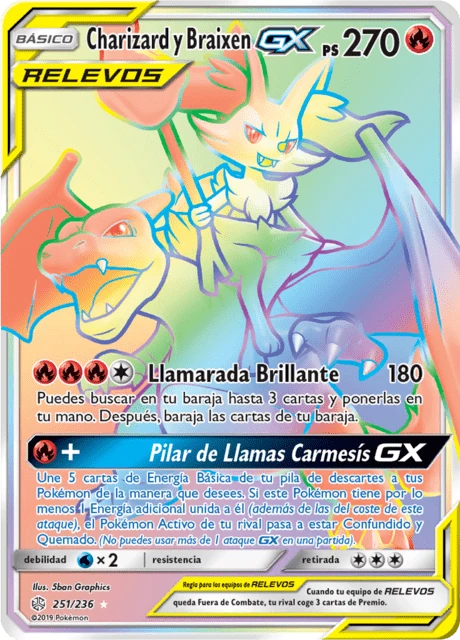 Charizard y Braixen-GX – Holo