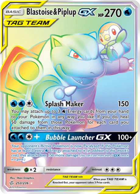 Blastoise & Piplup GX