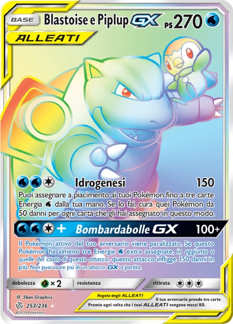Blastoise e Piplup-GX – Holo