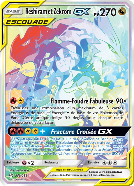 Reshiram et Zekrom-GX – Holo