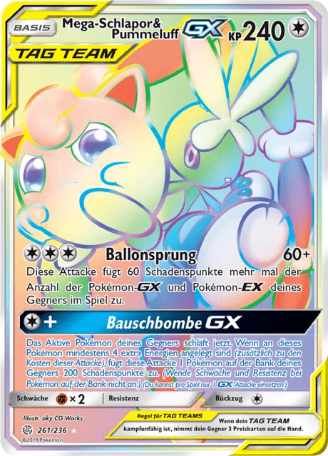 Mega-Schlapor & Pummeluff-GX – Holo