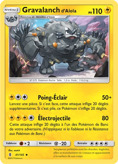 Gravalanch d'Alola – Normal