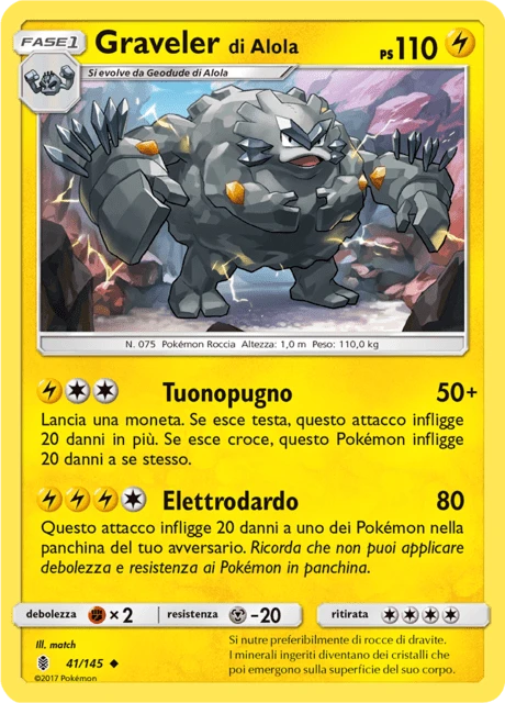Graveler di Alola – Reverse Holo
