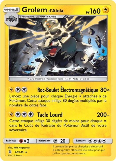 Grolem d'Alola – Reverse Holo