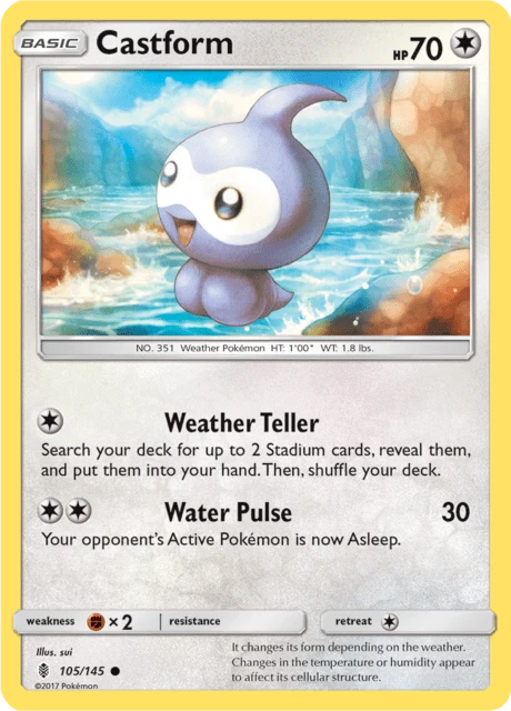 Castform – Reverse Holo