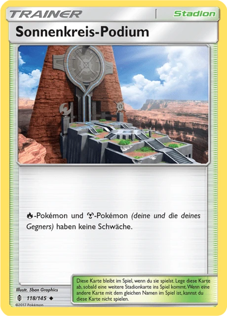 Sonnenkreis-Podium – Normal