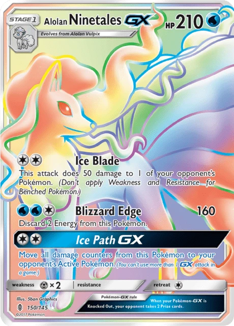 Alolan Ninetales GX – Holo