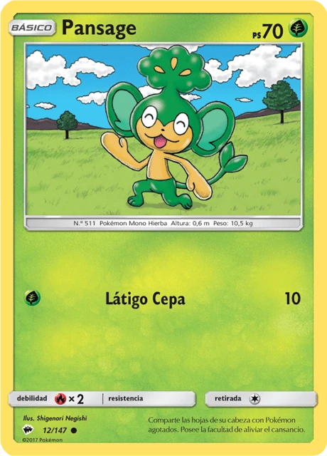 Pansage – Reverse Holo