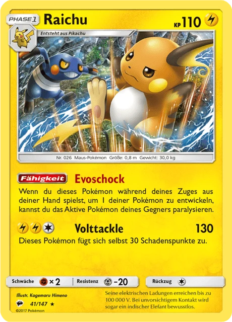 Raichu – Reverse Holo