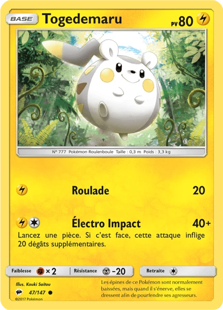 Togedemaru – Reverse Holo