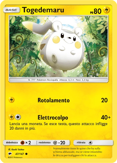 Togedemaru – Reverse Holo