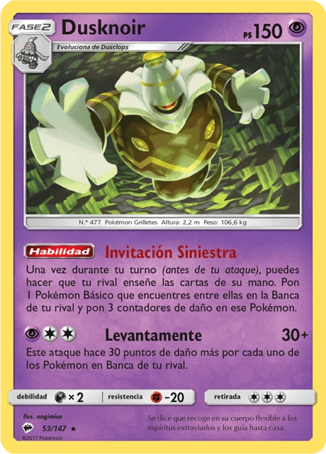 Dusknoir – Reverse Holo