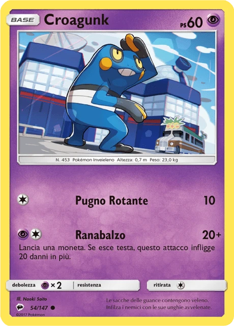 Croagunk – Reverse Holo