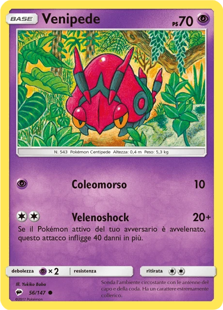 Venipede – Reverse Holo