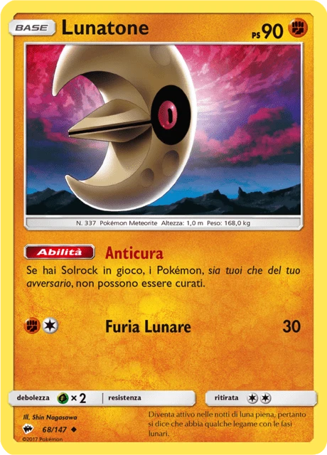 Lunatone – Reverse Holo