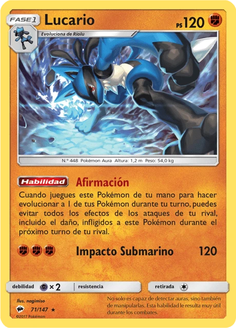 Lucario – Reverse Holo