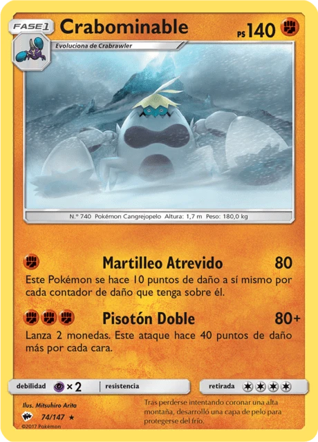 Crabominable – Reverse Holo